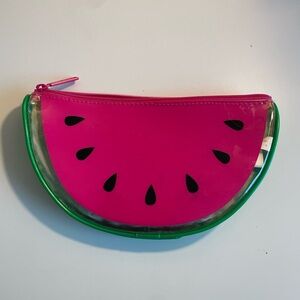 Vintage Clinique Watermelon Makeup Bag